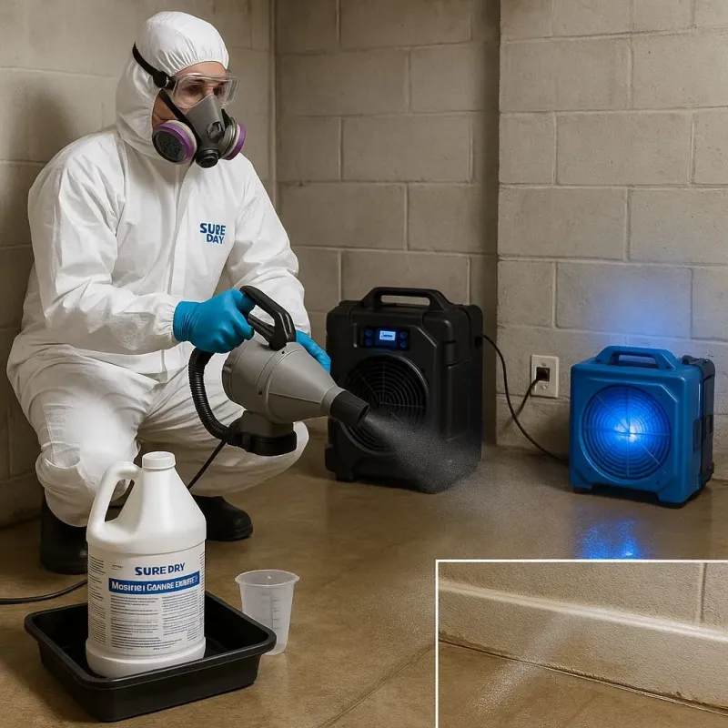 Sanitization and Odor Removal process in Marlboro Village, MD
